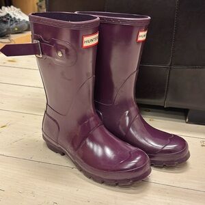 Hunter rain boots size 5